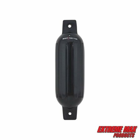 EXTREME MAX Extreme Max 3006.7276 BoatTector Inflatable Fender - 4.5" x 16", Black 3006.7276